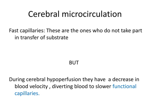 Cerebral blood flow | PPTX | Brain and Nervous System Disorders ...
