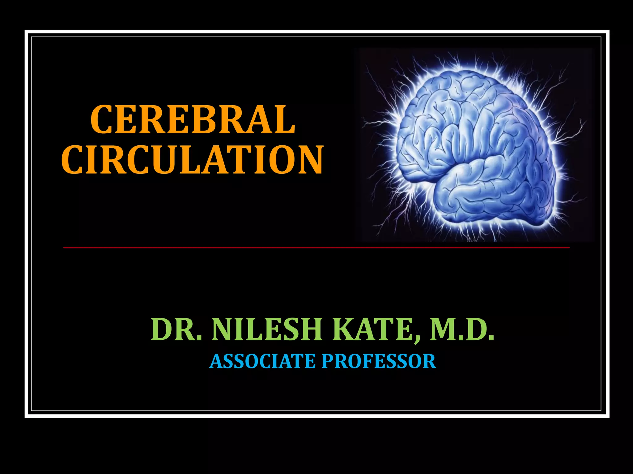Cerebral circulation | PPT