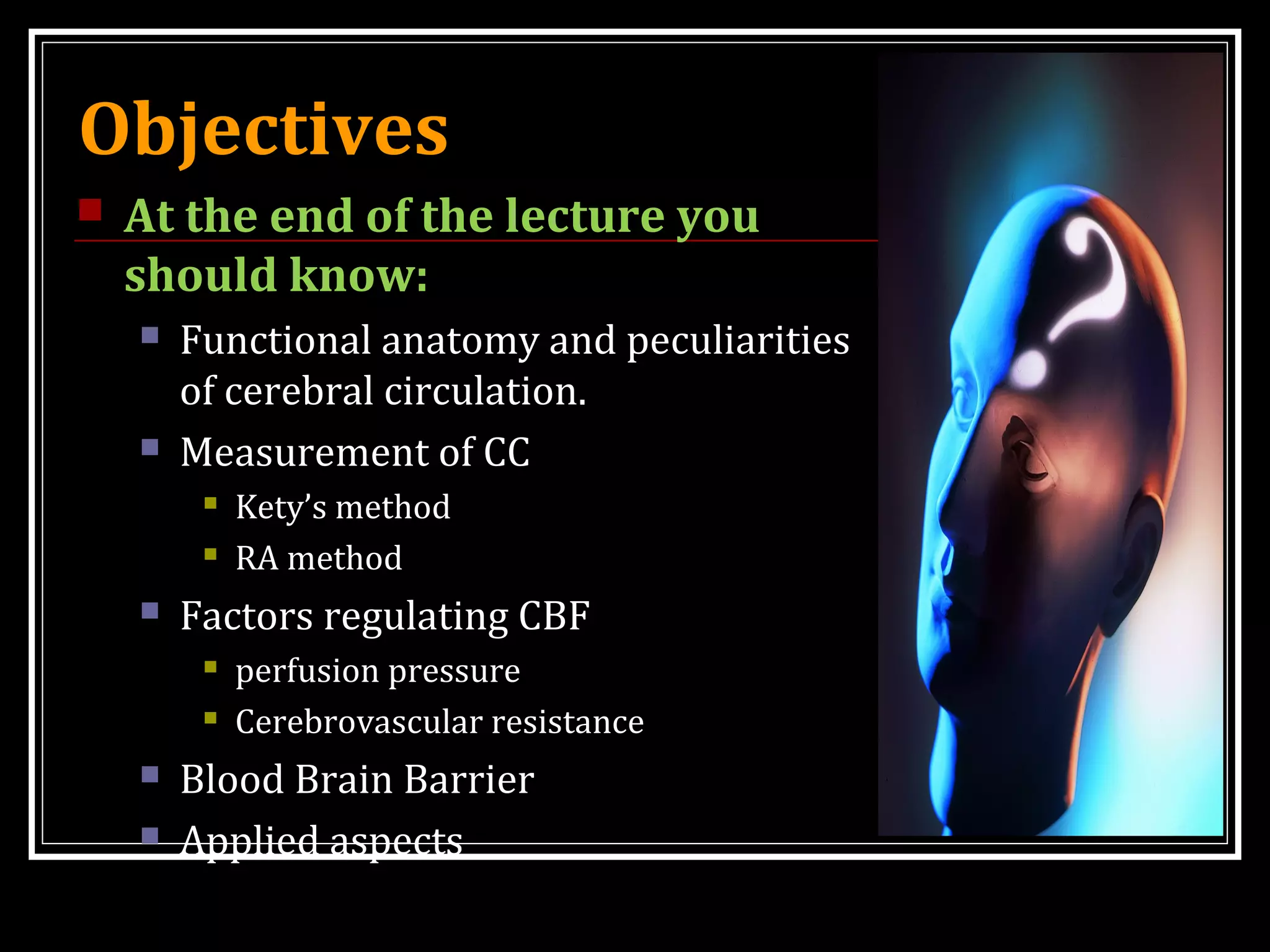 Cerebral circulation | PPT