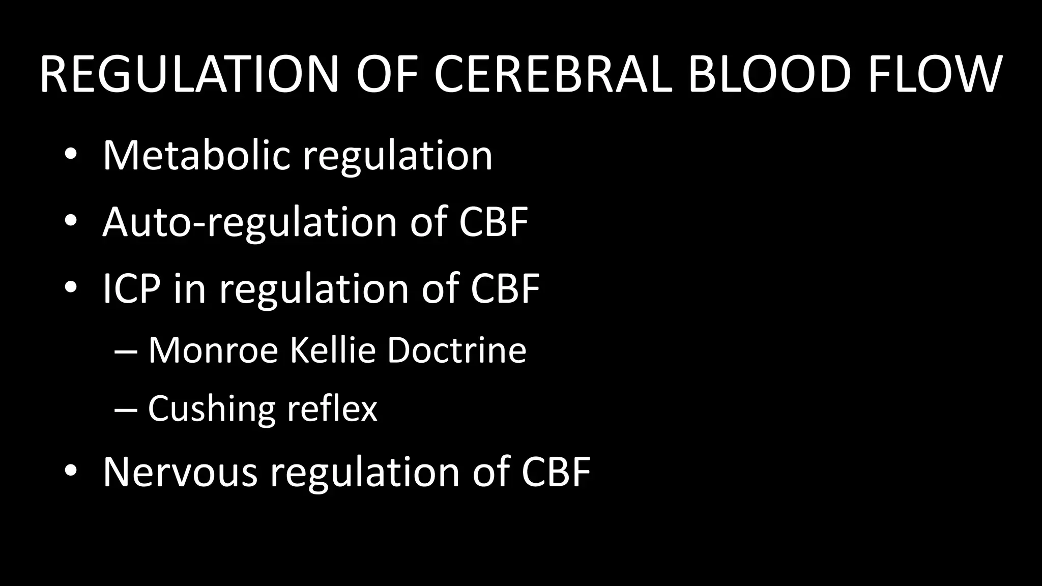 Cerebral circulation | PPTX