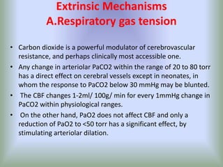oxygen requrement cmr and cerebral circulation | PPTX