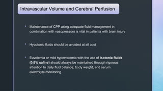 cerebral edema types management and description | PPTX