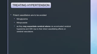 cerebral edema types management and description | PPTX