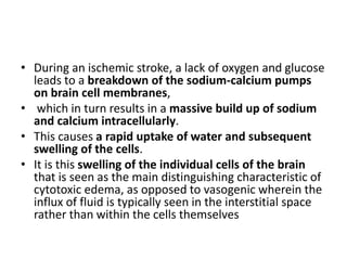 Cerebral edema and its management | PPTX