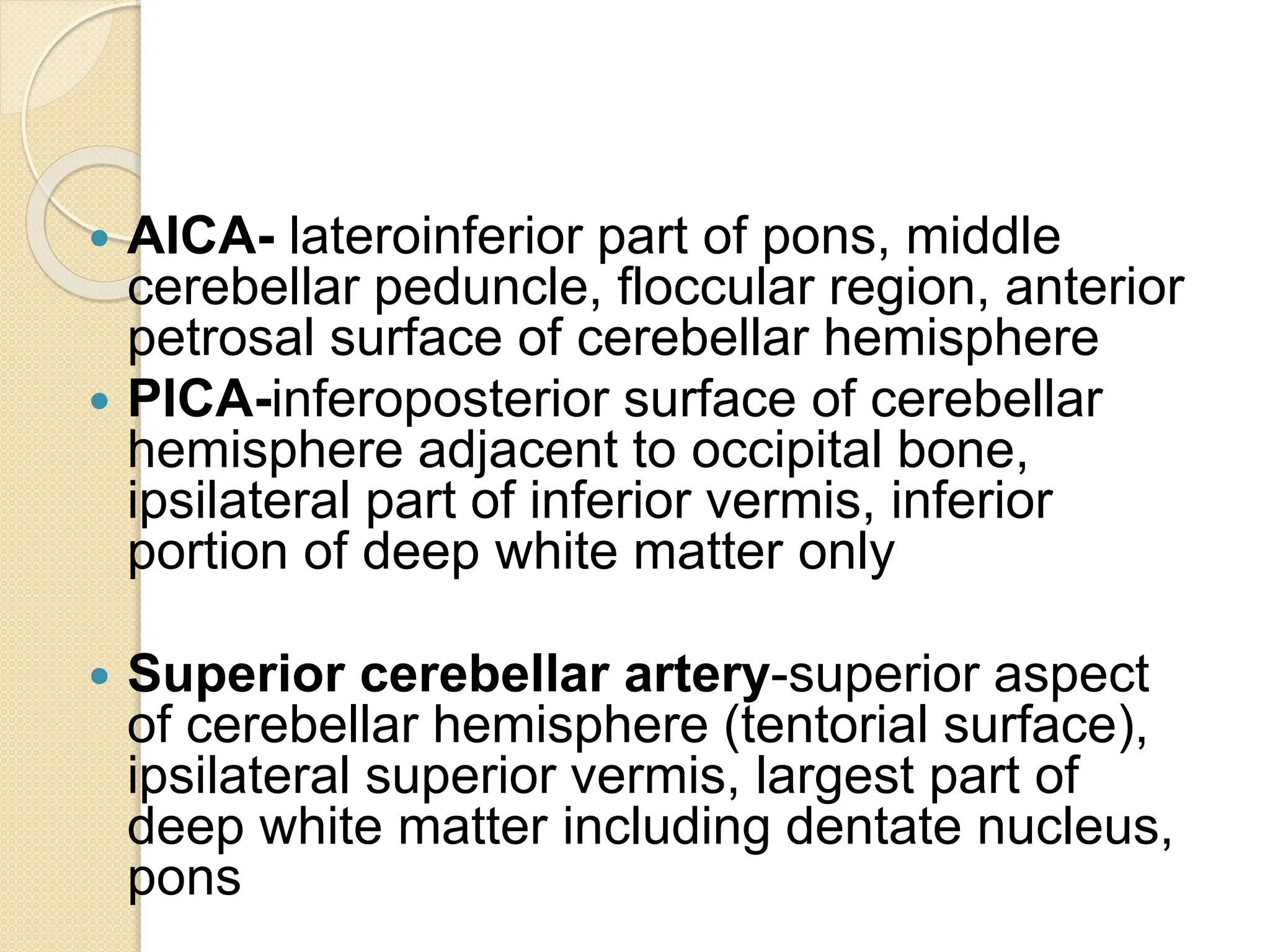 Cerebral Infarcts . pptx | PPTX