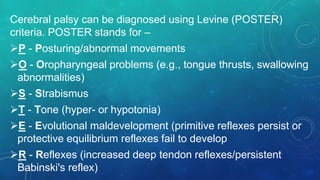 Cerebral palsy | PPTX