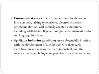 Behavior Typewriter Cerebral palsy PPT Pediatric | PDF