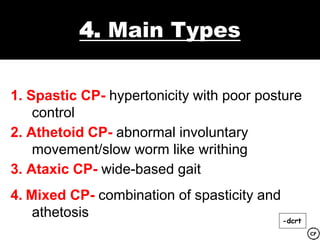 Spastic Posture Cerebral Palsy basics short notes _ -dcrt _ | PPTX