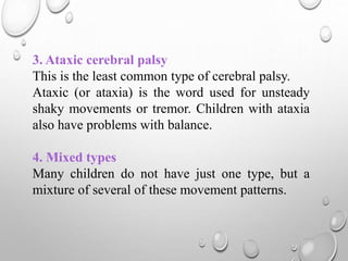 Cerebral palsy by shivam | PPTX