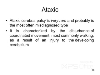 Cerebral palsy- Etiology and Classification | PDF