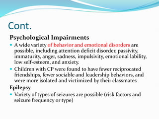 Cerebral Palsy Diagnosis, Classification, and Management. Padriatic ...