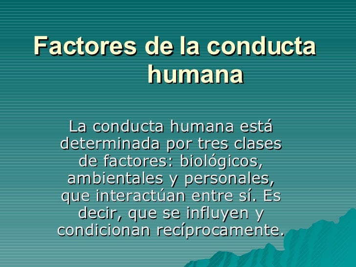 Cerebro Y Conducta Humana