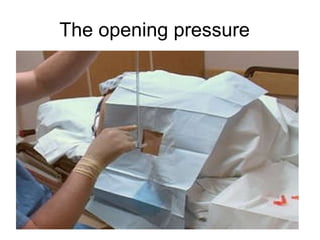 The opening pressure   