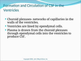 the formation and circulation of CEREBROSPINAL FLUID 2018.ppt