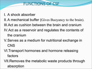 the formation and circulation of CEREBROSPINAL FLUID 2018.ppt