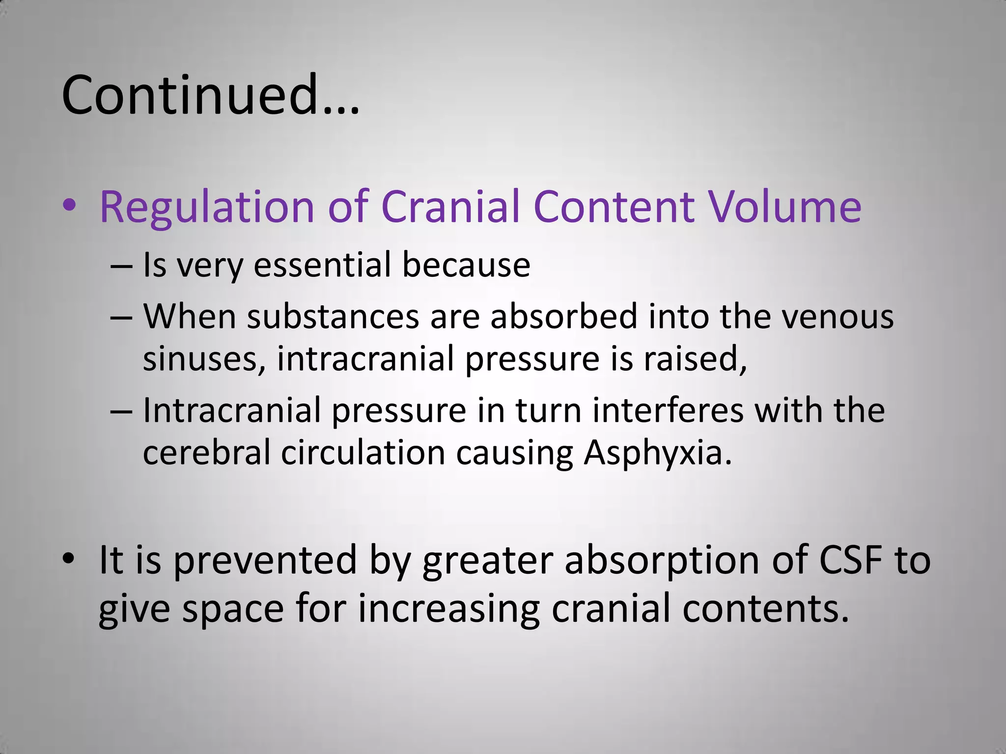 Cerebrospinal fluid(csf) | PPTX
