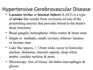 Cerebrovascular disease pathology stroke | PPT