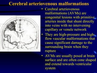 Cerebrovascular diseases in human .ppt
