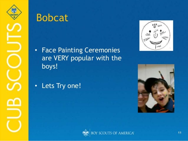 Painted Webelos Face Paint Painted Webelos Face Paint