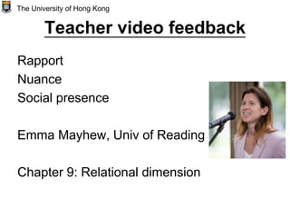 Students generating and using feedback in online learning environments ...