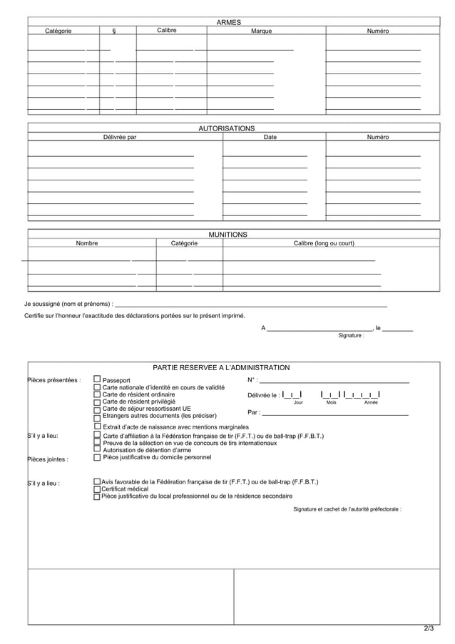 Cerfa 12644-02 | PDF