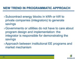 Energy Efficiency Programs and Policies | PDF
