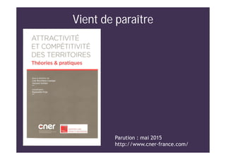 Vient de paraître
Parution : mai 2015
http://www.cner-france.com/
 