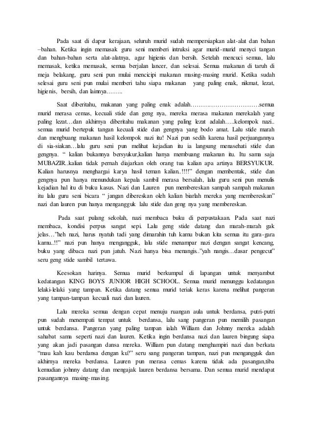 Tugas Sekolah Membuat Cerpen Sketsa