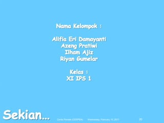 20Wednesday, February 15, 2017Cerita Pendek (CERPEN)
 