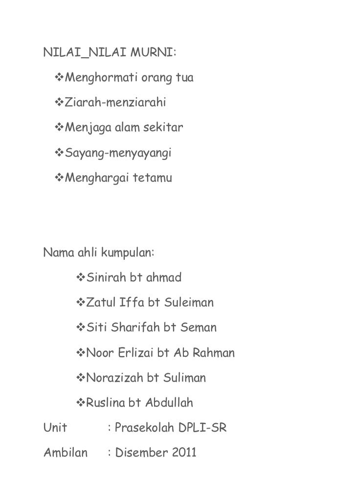 Cerita Teladan