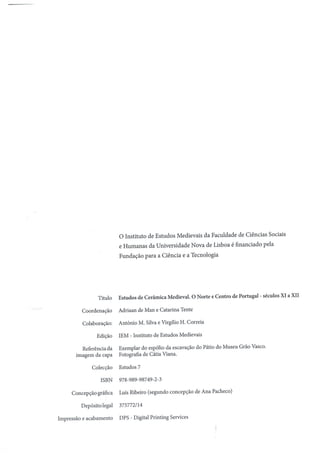 Cerâmica do período da reconquista (séc. x xi) proveniente do castelo de crestuma...