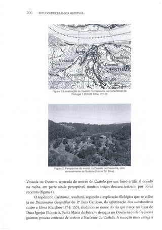 Cerâmica do período da reconquista (séc. x xi) proveniente do castelo de crestuma...