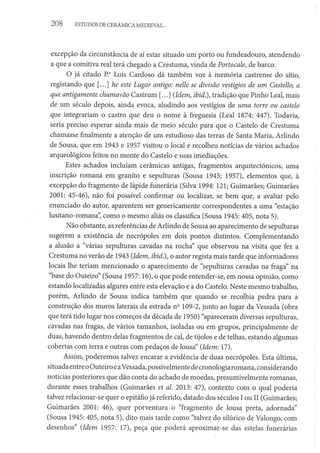 Cerâmica do período da reconquista (séc. x xi) proveniente do castelo de crestuma...