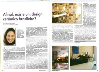 Cerâmica informação - Temos um design brasileiro?