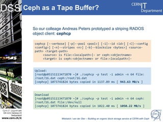 London Ceph Day: Ceph at CERN | PDF