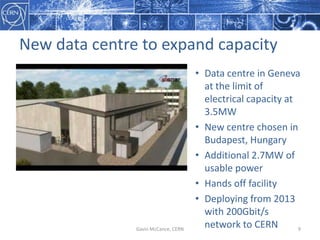 CERN Data Centre Evolution Slide 9