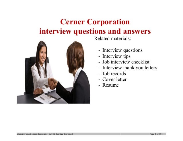 cerner interview questions and answers cerner interview questions and answers