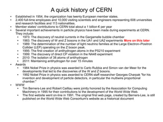 Cern | PDF