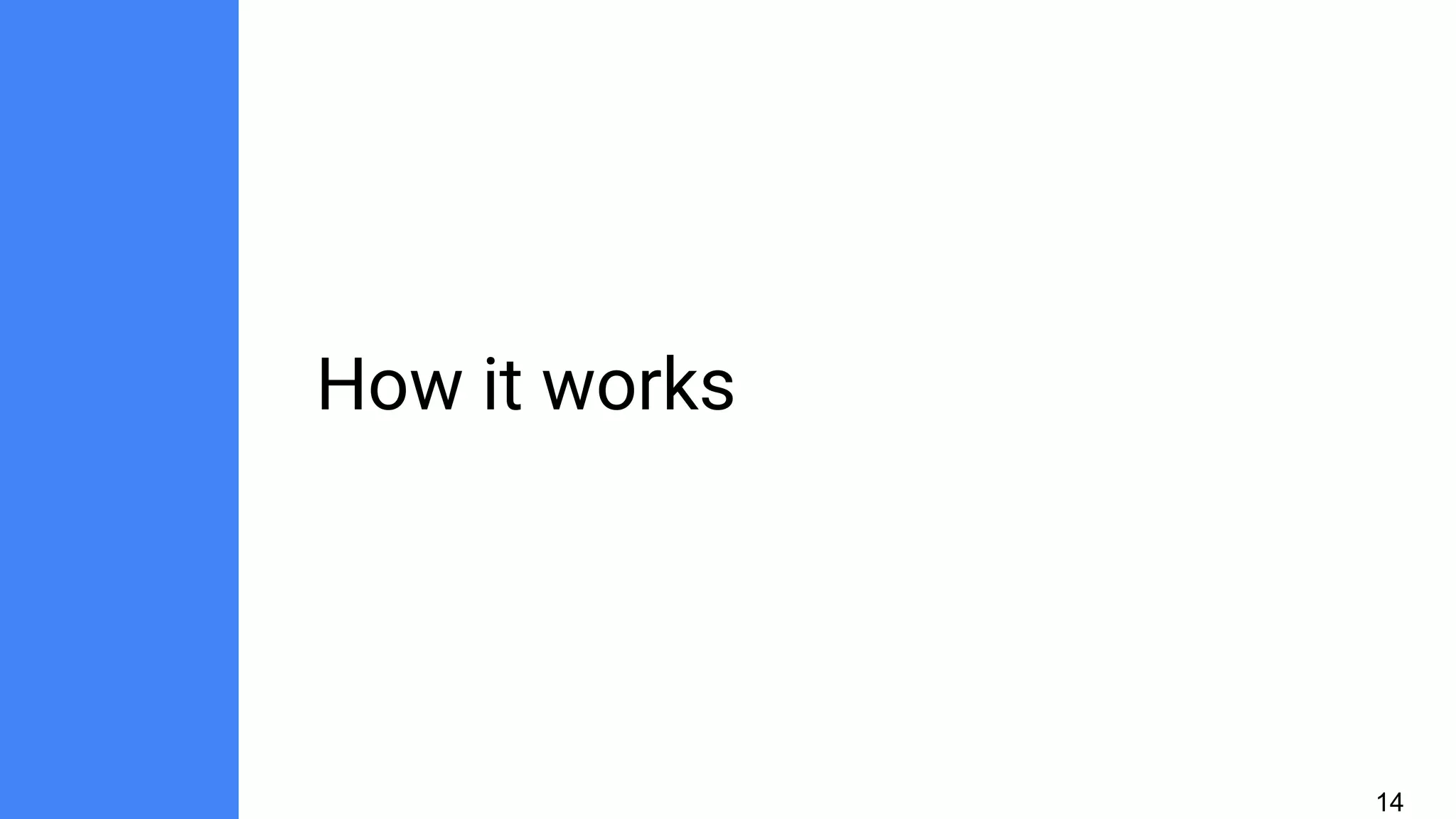 How it works
14
 
