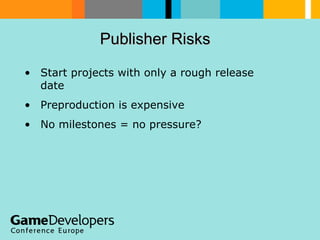 Publisher Risks  ,[object Object],[object Object],[object Object]