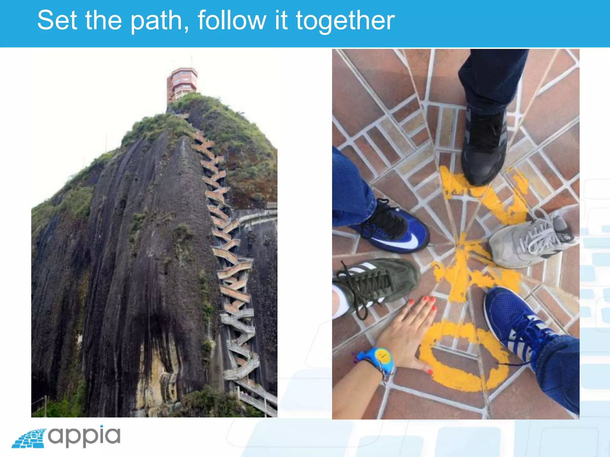 Set the path, follow it together
 