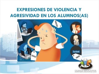 EXPRESIONES DE VIOLENCIA Y
AGRESIVIDAD EN LOS ALUMNOS(AS)
 