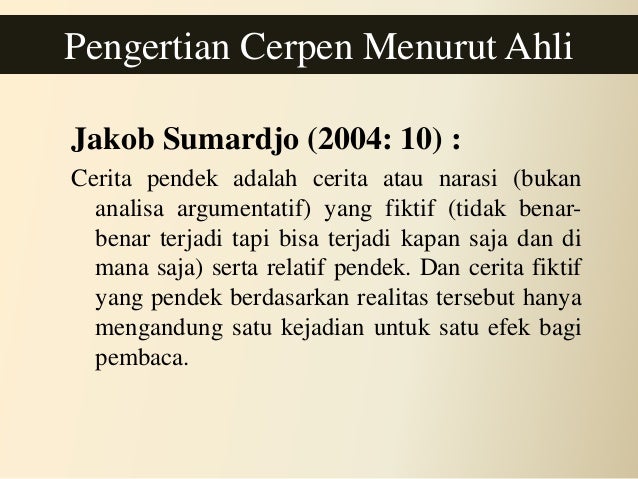 Cerpen (Cerita Pendek)