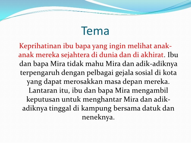 Cerpen kasih seorang ibu