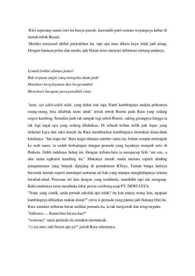 Cerpen Bahasa Indonesia