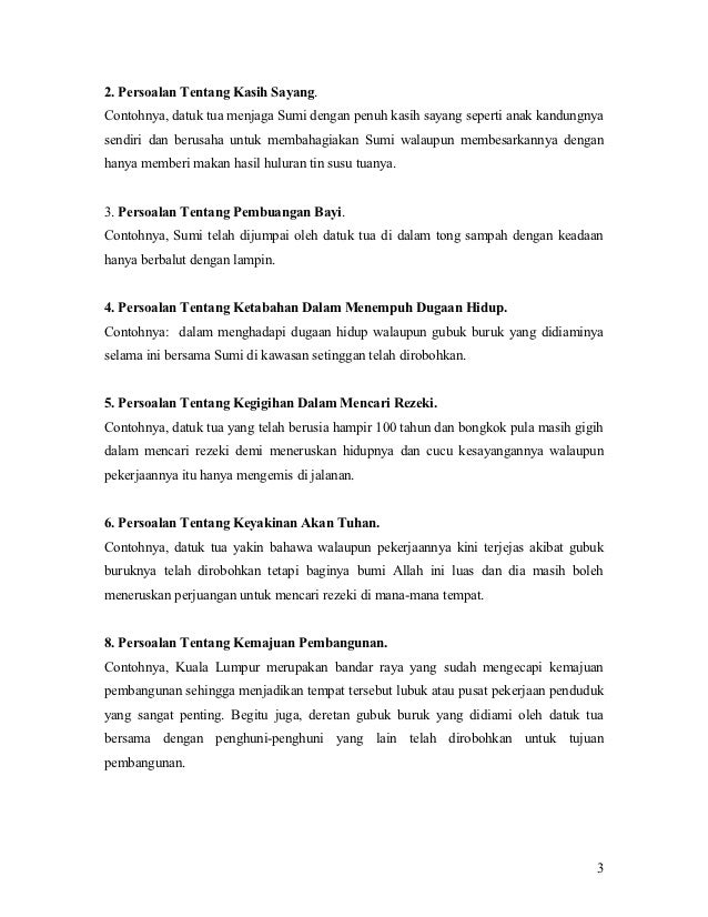 Kajian Cerpen Gersang Karya Masniah Kalyubi