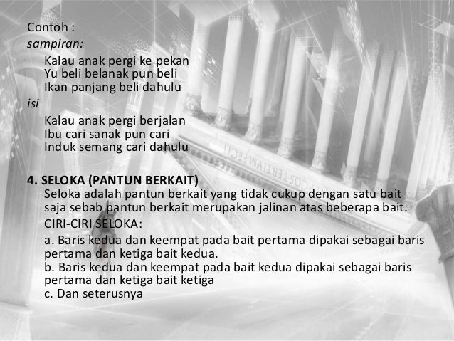 Contoh Pantun Talibun 12 Baris - 600 Tips