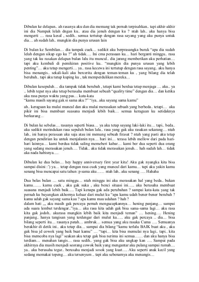 Cerpen Sebuah Pertemuan Berujung Perpisahan