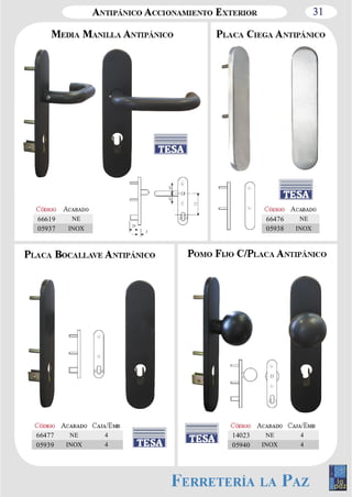 31 
66619 NE 
05937 INOX 
66477 NE 4 
05939 INOX 4 
66476 NE 
05938 INOX 
14023 NE 4 
05940 INOX 4 
 
