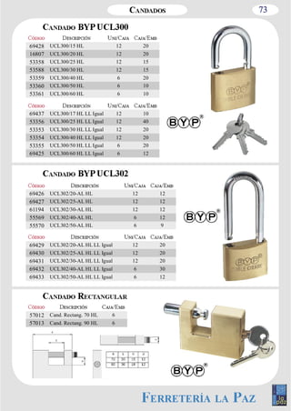 73 
69428 UCL300/15 HL 12 20 
16807 UCL300/20 HL 12 20 
53358 UCL300/25 HL 12 15 
53588 UCL300/30 HL 12 15 
53359 UCL300/40 HL 6 20 
53360 UCL300/50 HL 6 10 
53361 UCL300/60 HL 6 10 
69437 UCL300/17 HL LL Igual 12 10 
53356 UCL300/25 HL LL Igual 12 40 
53353 UCL300/30 HL LL Igual 12 20 
53354 UCL300/40 HL LL Igual 12 20 
53355 UCL300/50 HL LL Igual 6 20 
69425 UCL300/60 HL LL Igual 6 12 
69426 UCL302/20­AL 
HL 12 12 
69427 UCL302/25­AL 
HL 12 12 
61194 UCL302/30­AL 
HL 12 12 
55569 UCL302/40­AL 
HL 6 12 
55570 UCL302/50­AL 
HL 6 9 
69429 UCL302/20­AL 
HL LL Igual 12 20 
69430 UCL302/25­AL 
HL LL Igual 12 20 
69431 UCL302/30­AL 
HL LL Igual 12 20 
69432 UCL302/40­AL 
HL LL Igual 6 30 
69433 UCL302/50­AL 
HL LL Igual 6 12 
57012 Cand. Rectang. 70 HL 6 
57013 Cand. Rectang. 90 HL 6 
 
